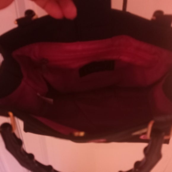 Tianna purse,black embroidered multi color dots - Picture 4 of 5